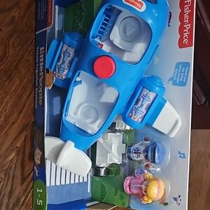 Fisher-Price Blue Little People Travel Together Airplane